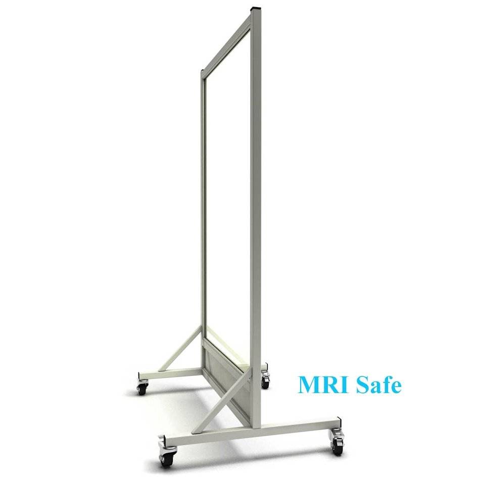 Phillips Safety LB3060MRI MRI Safe Mobile Lead Barrier Glass Window