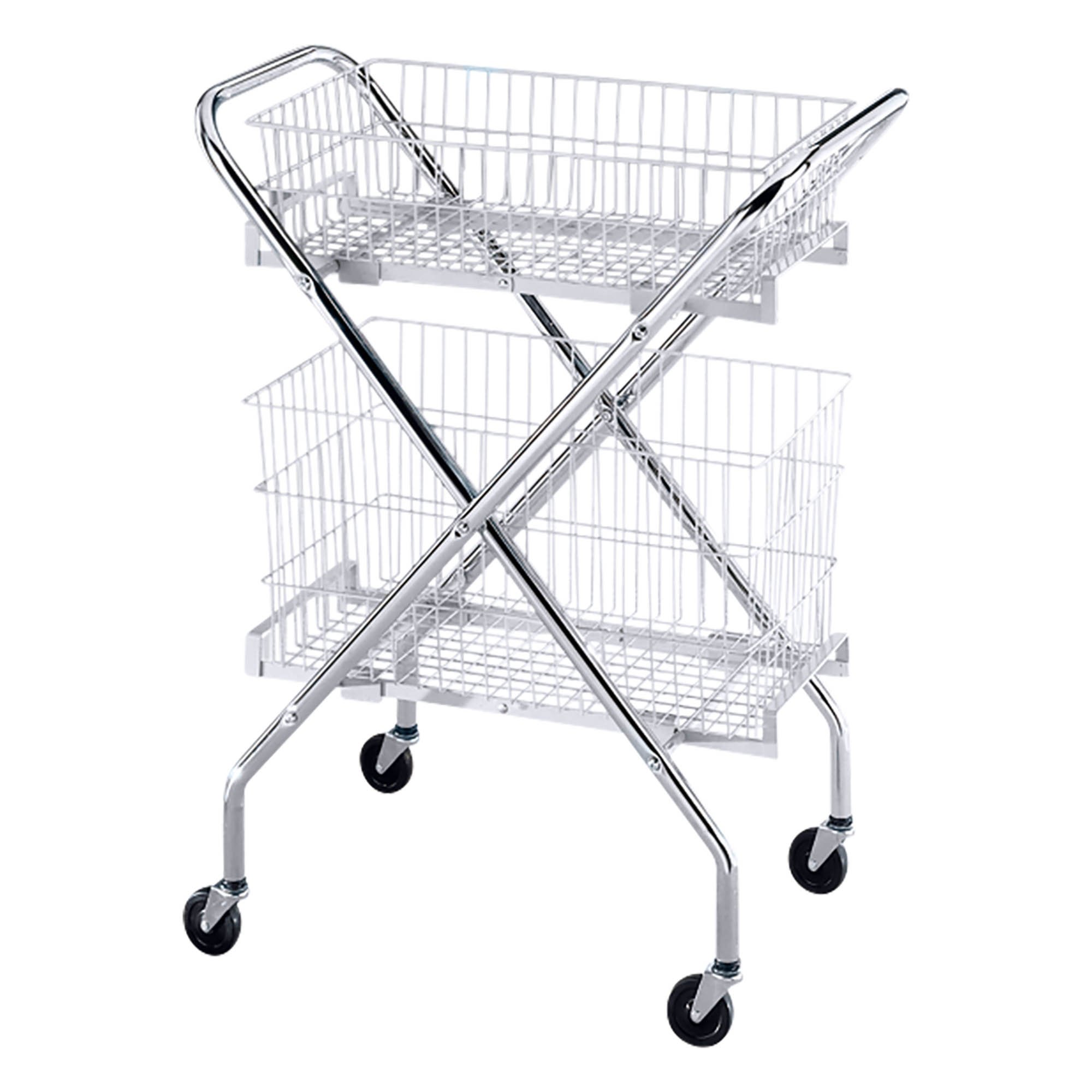 folding metal basket