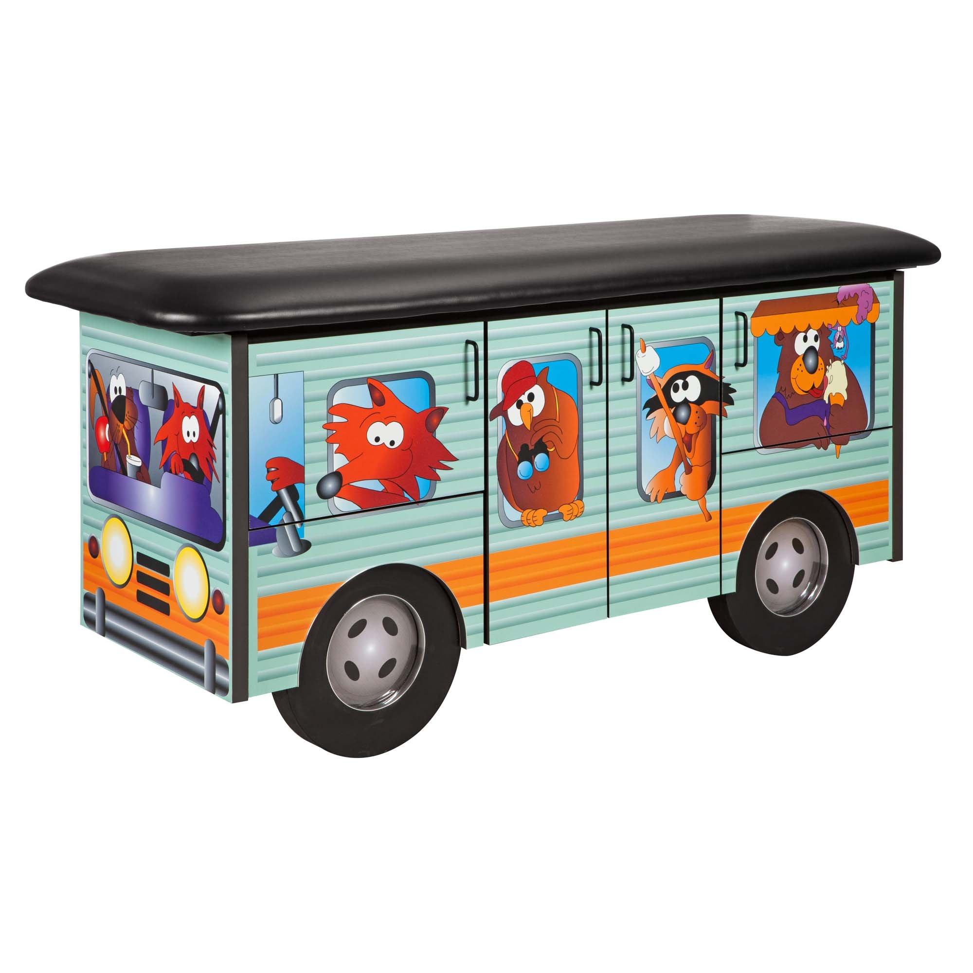 Clinton Complete 7050-X Cool Camper Pediatric Treatment Table & Cabinets