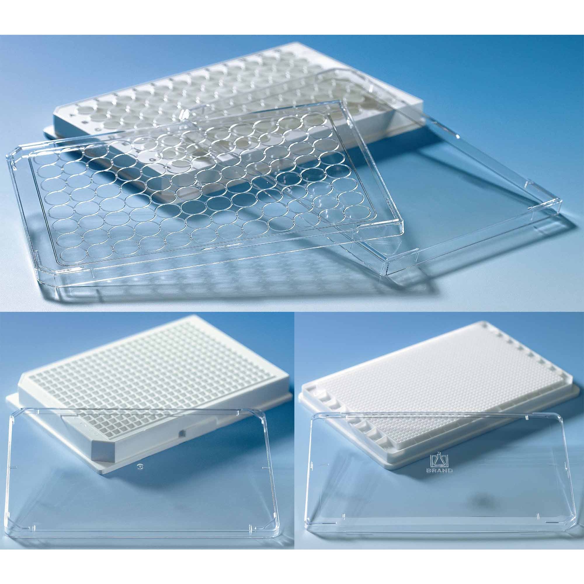 BrandTech Lids for BRANDplate Microplates Clear PS Well Plate Lids