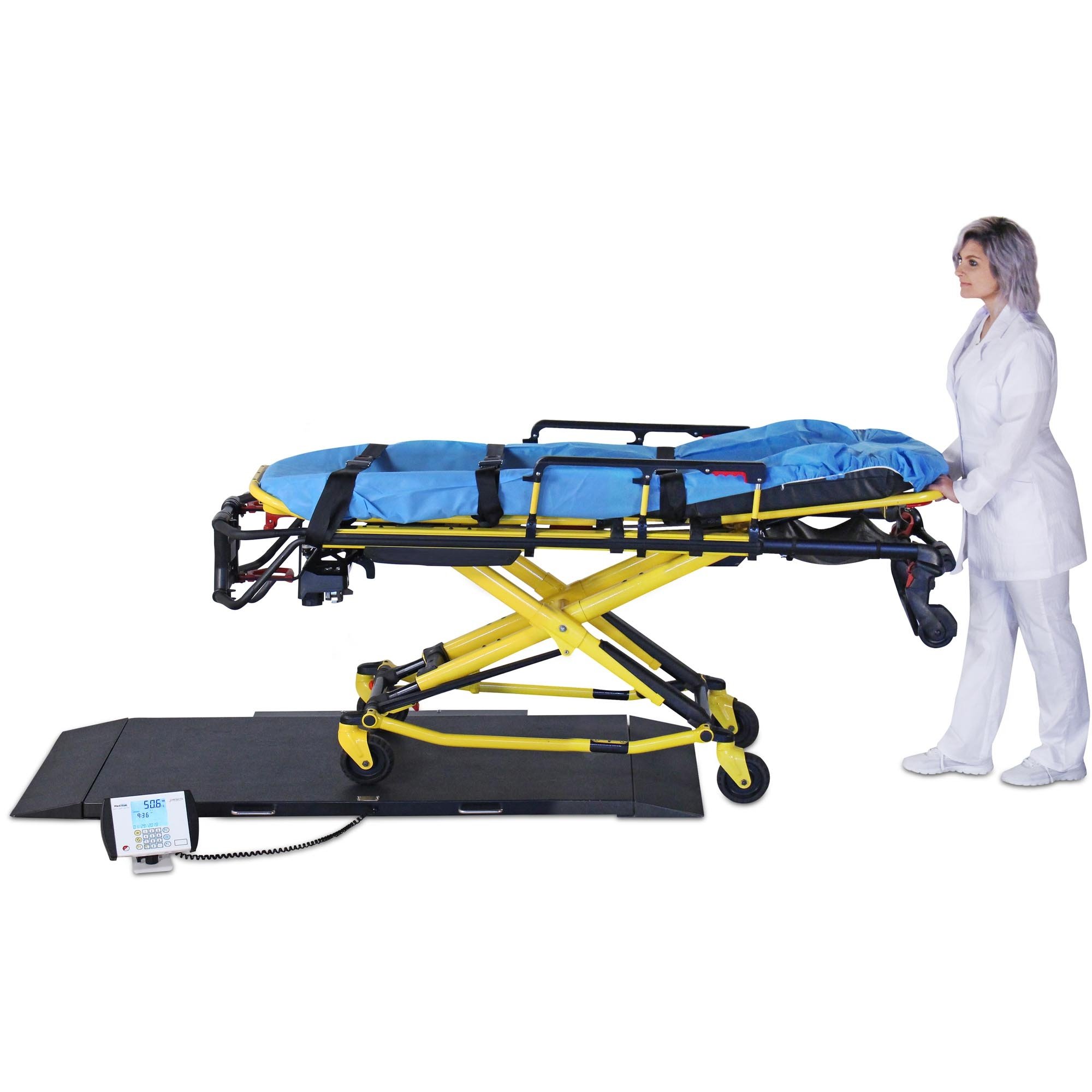 Detecto 8500 Portable Digital Stretcher Scale with Remote Indicator