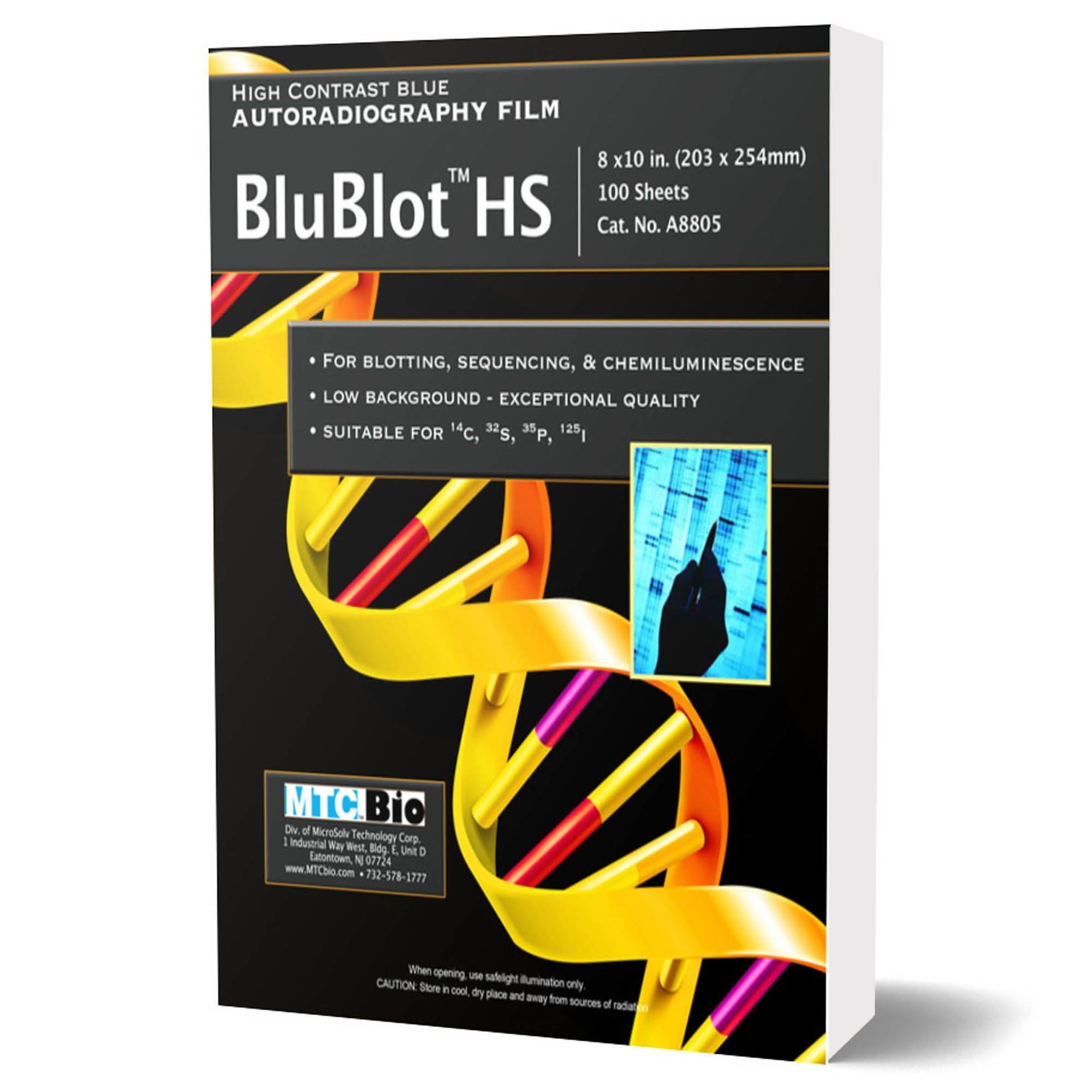 MTC Bio BluBlot HS High Contrast Blue Autoradiography Film