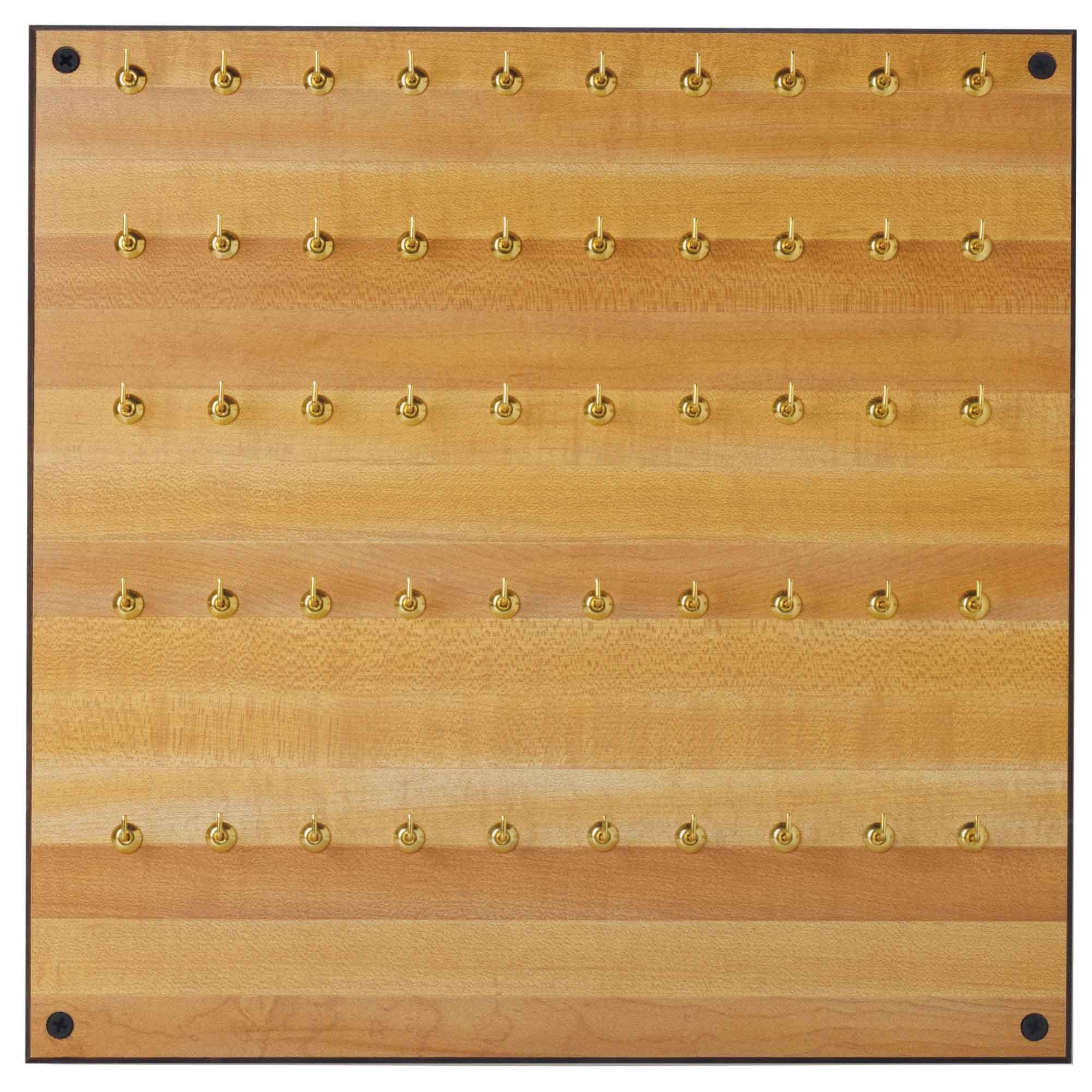 AllCraft Wellman FHB150 Marker Formica Storage Board with 50 Hooks
