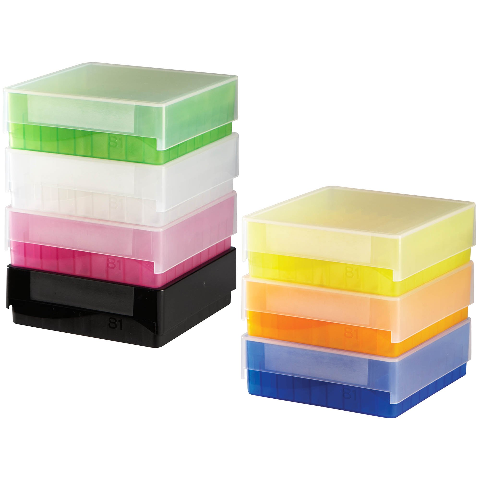 Heathrow 81-Well Friction Fit Lid Microtube Cryogenic Vial