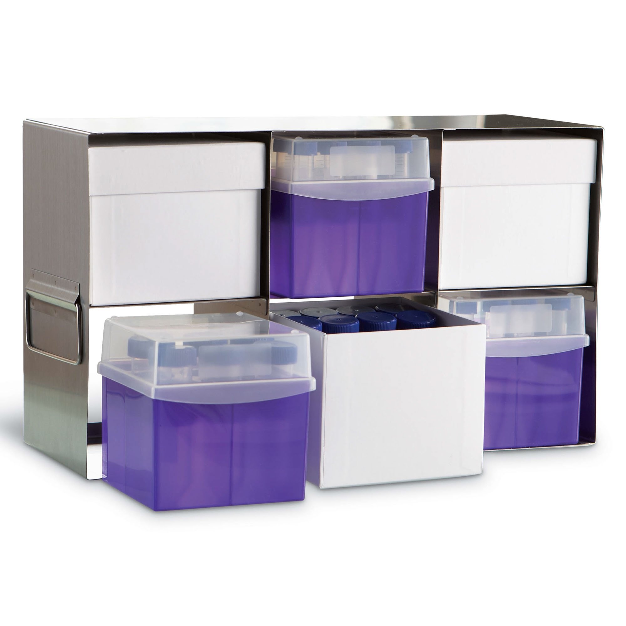 2x3 Upright Cube Freezer Rack For 15 and 50mL Tube Box Storage HS28622