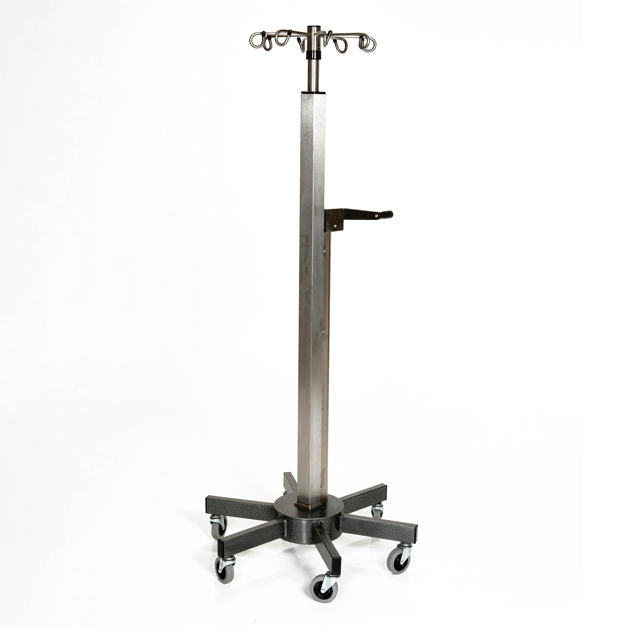 IV Pole Stand Adjustable Stainless Steel IV Bag Stand with 2 Hooks for  Hospital Home Health Care - AliExpress