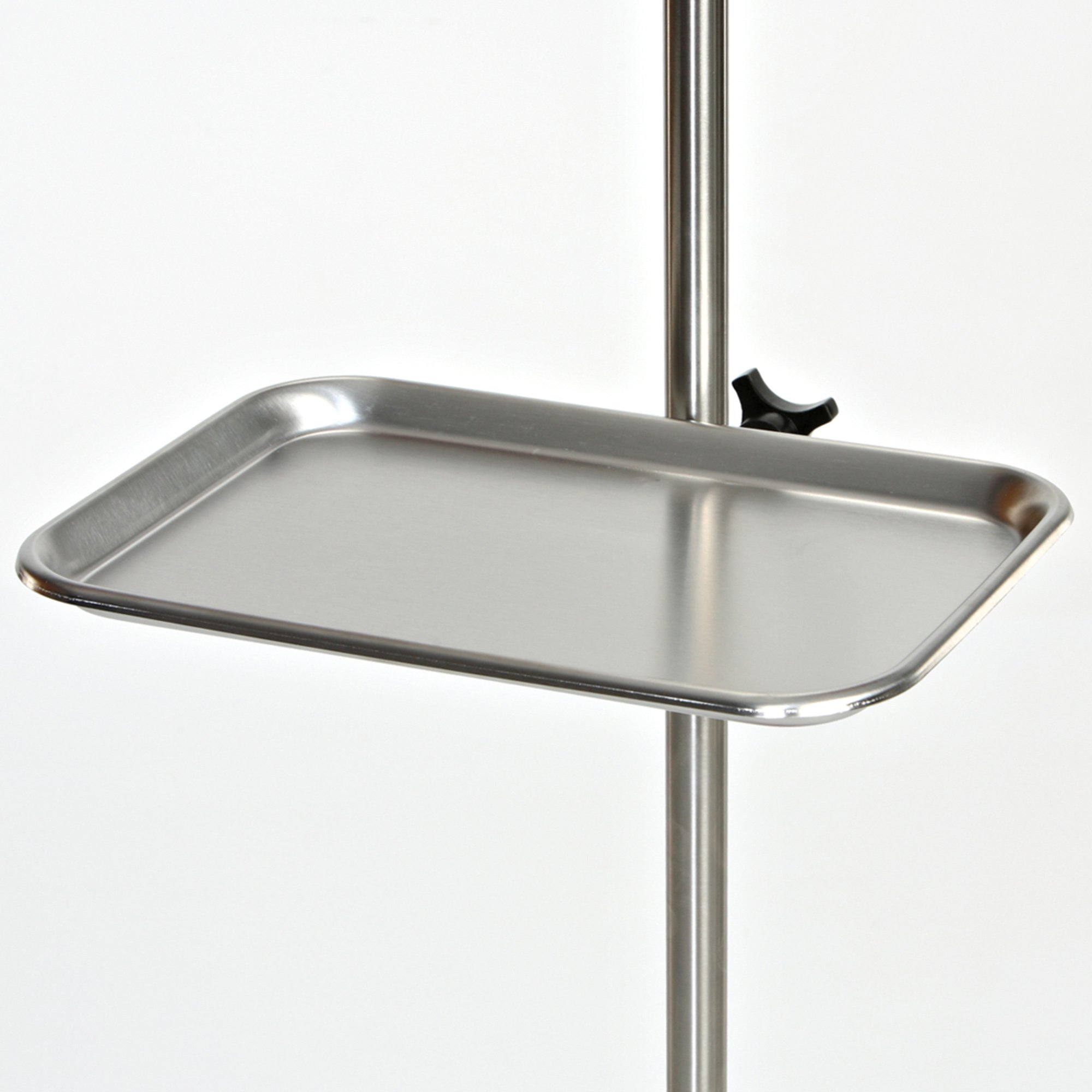 IV Pole AddATray 9" x 13" Stainless Steel Tray MCM260