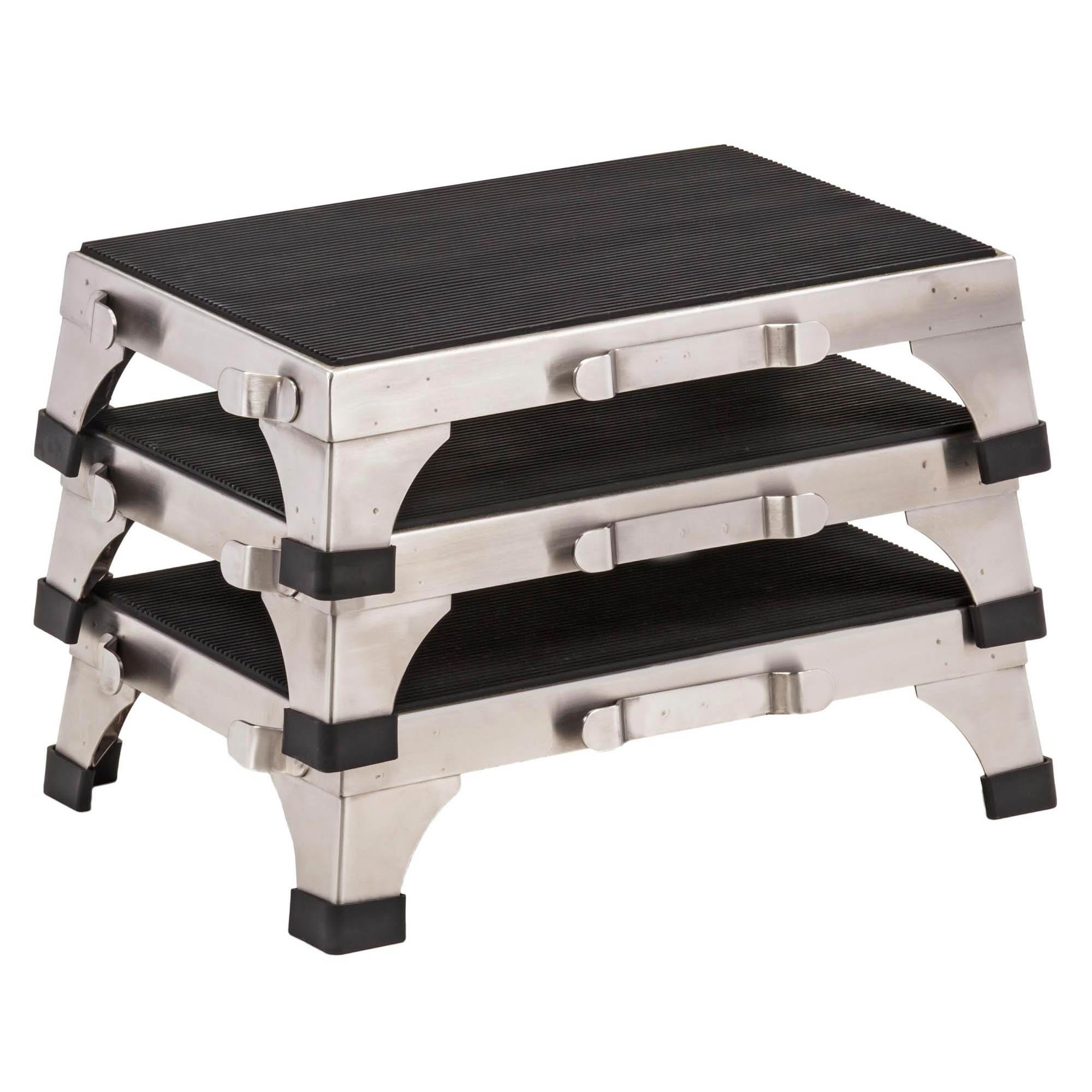 Clinton Stainless Steel Stacking Step Stool SS190