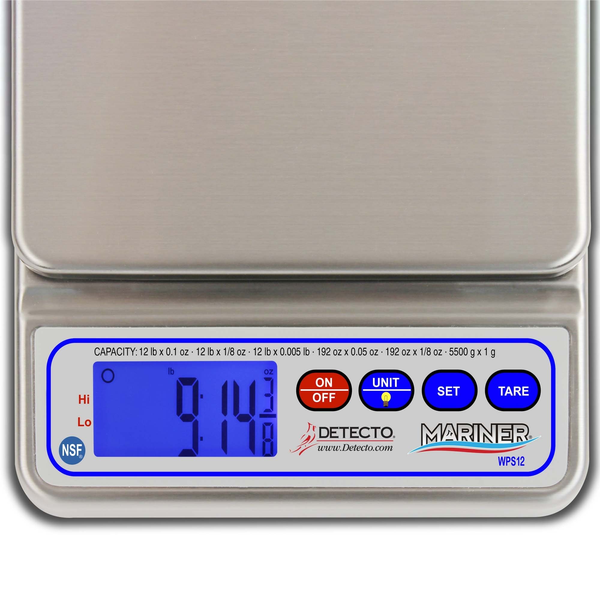 Non-Tip 7001DX Digital Scale (with bowl)