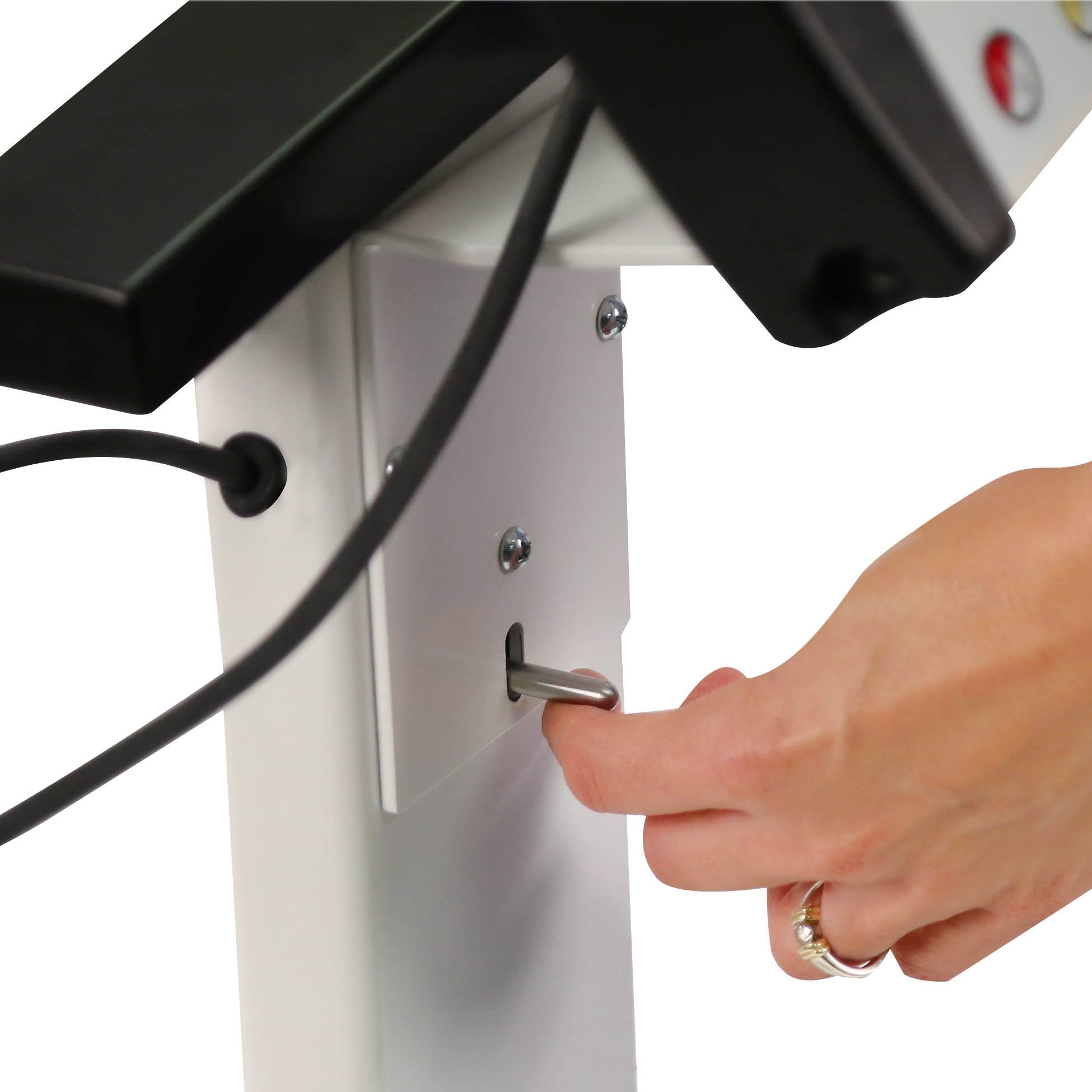 Detecto 6560 Series Folding Wheelchair Scale Handrail 32