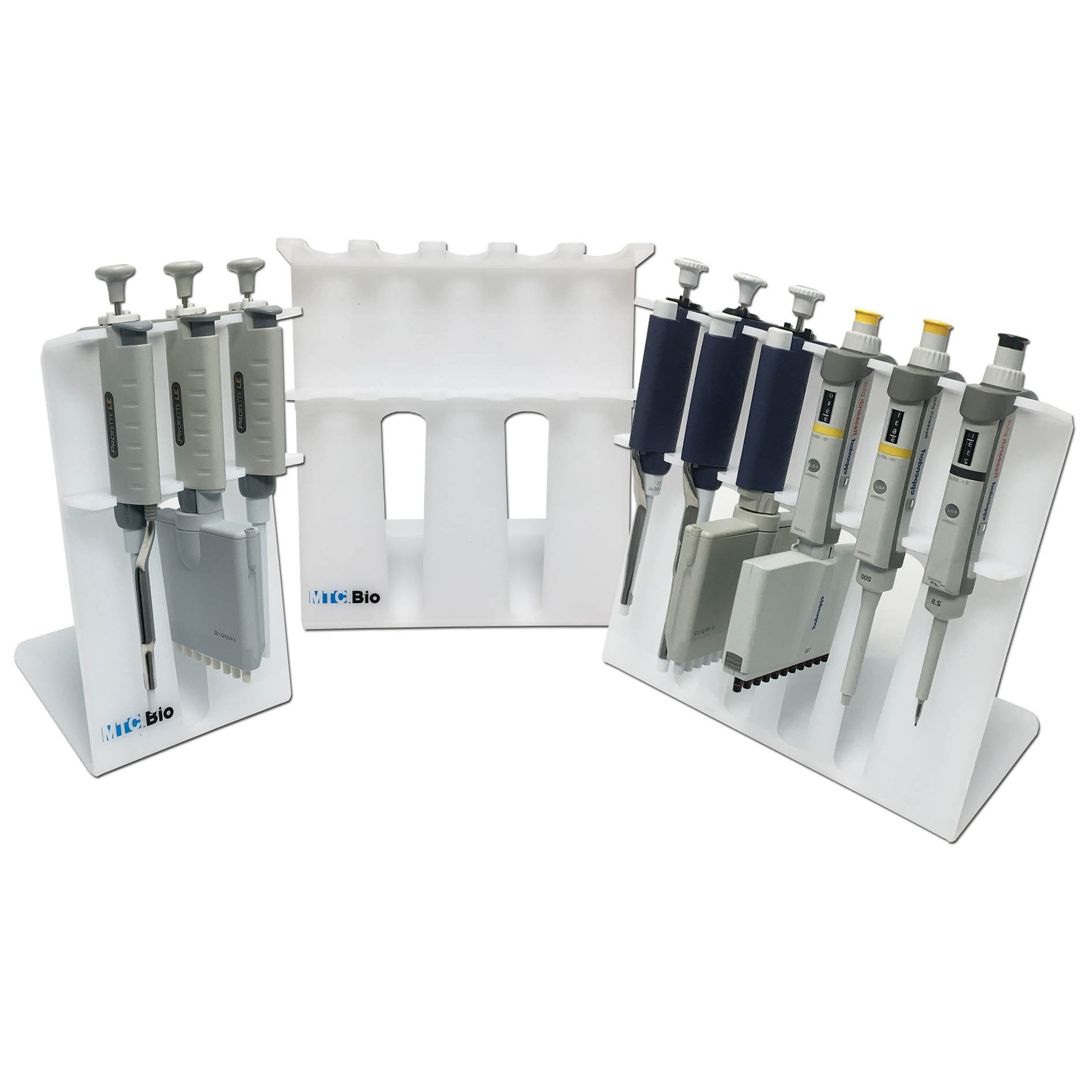 MTC Bio SureStand MultiChannel Capable Acylic Pipette Rack