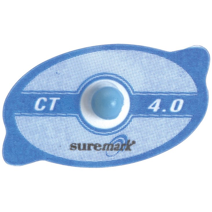 Suremark CT40 NonMetallic 4.0mm Blue CT Mark Skin Marker