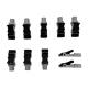 MDPro 01.57.040172 Replacement Universal ECG Clip Adapters for Guardian Q70