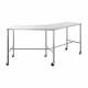 Blickman Stainless Steel Angular Instrument Table