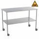 Blickman Model 7835MR Non-Magnetic Howard Instrument Table with Shelf Item #0187835100