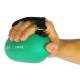 CanDo® 10-0443 Handy Grip™ Weighted Ball, 4 lbs, Green - Secured in Hand with Adjustable Strap