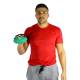 CanDo® 10-0443 Handy Grip™ Weighted Ball, 4 lbs, Green - In Use