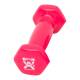 CanDo® 10-0550-1 Vinyl-Coated Cast-Iron Dumbbell, Single, 1 lb, Pink - Logo View