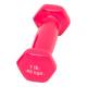 CanDo® 10-0550-1 Vinyl-Coated Cast-Iron Dumbbell - Single, 1 lb, Pink
