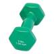 CanDo® 10-0552-1 Vinyl-Coated Cast-Iron Dumbbell - Single, 3 lbs, Green