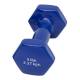 CanDo® 10-0554-1 Vinyl-Coated Cast-Iron Dumbbell - Single, 5 lbs, Blue