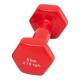 CanDo® 10-0555-1 Vinyl-Coated Cast-Iron Dumbbell - Single, 6 lbs, Red