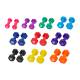 CanDo® 10-0565 Vinyl-Coated Cast-Iron Dumbbell - Set, 10-Pair (20 Pieces)