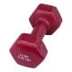 CanDo® 10-0567 Vinyl-Coated Cast-Iron Dumbbell - Single, 12 lbs, Maroon