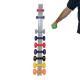 CanDo® 10-0575 10-Slot Wall-Mounted Dumbbell Rack - In Use, With Dumbbells (Dumbbells are Sold Separately)