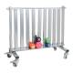 CanDo® 10-0581 10-Column Dumbbell Mobile Studio Rack - With Dumbbells (Dumbbells are Sold Separately)