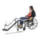 CanDo® 10-0690 Rickshaw Rehab Exerciser - Facing Front (Wheelchair and Weights Not Included)