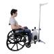 CanDo® 10-0716 Magneciser® Pedal Exerciser with Height Adjustable Wall Mounted Bracket - In Foot Pedal (Wheelchair Not Included)