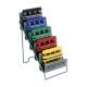 CanDo® 10-0749 Digi-Flex® Hand and Finger Exerciser, Set of 5 - With Metal Rack