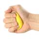 CanDo® 10-0776 Memory Foam Squeeze Ball Exerciser, 2.5" Diameter, Yellow, X-Easy - Hand Squeeze