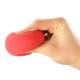 CanDo® 10-0777 Memory Foam Squeeze Ball Exerciser, 3.0" Diameter, Red, Easy - Pinch Grip