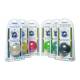 CanDo® 10-1496 Gel Squeeze Ball, Standard Circular, 6-Piece Set - In Packaging