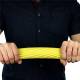 CanDo® 10-1511 Twist-n-Bend® Flexible Exercise Bar, X-Light Resistance, Yellow - Twisting the Bar