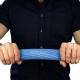 CanDo® 10-1514 Twist-n-Bend® Flexible Exercise Bar, Heavy Resistance, Blue - Twisting the Bar