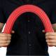CanDo® Twist-Bend-Shake® 10-1522 Flexible Exercise Bar, 24" Length, Light Resistance, Red - Bending the Bar