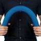 CanDo® 10-1524 Twist-Bend-Shake® Flexible Exercise Bar, 24" Length, Heavy Resistance, Blue - Bending the Bar