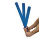 CanDo® 10-1524 Twist-Bend-Shake® Flexible Exercise Bar, 24" Length, Heavy Resistance, Blue - Shaking the Bar
