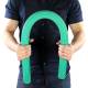 CanDo® 10-1533 Twist-Bend-Shake® Flexible Exercise Bar, 36" Length, Medium Resistance, Green - Bending the Bar