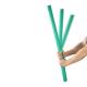 CanDo® 10-1533 Twist-Bend-Shake® Flexible Exercise Bar, 36" Length, Medium Resistance, Green - Shaking the Bar