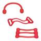 CanDo® 10-1562 Jelly™ Expander Exerciser Kit - Light Resistance, Red