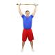CanDo® 10-1600 Slim® WaTE™ Weighted Exercise Bar, 1 lb, Tan - Standing Exercise