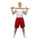 CanDo® 10-1604 Slim® WaTE™ Weighted Exercise Bar, 3 lbs, Red - Standing Exercise