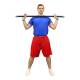 CanDo® 10-1615 Jumbo® WaTE™ Weighted Exercise Bar, 15 lbs, Light Blue - Standing Exercise