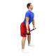 CanDo® 10-1617 Jumbo® WaTE™ Weighted Exercise Bar, 20 lbs, Black - Bending Exercise