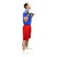 CanDo® 10-1618 Jumbo® WaTE™ Weighted Exercise Bar, 22.50 lbs, Silver - Standing Exercise