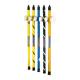 CanDo® 10-1643 5-Bar Vertical Wall Rack for Slim® and Mini™ WaTE™ Bars - With Bars (Slim® WaTE™ Bars are Sold Separately)